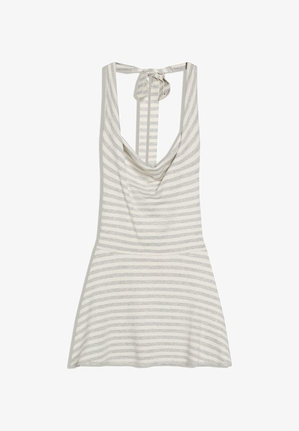 Bershka DRESS - Jersey dress - beige