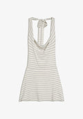 Bershka DRESS - Jersey dress - beige