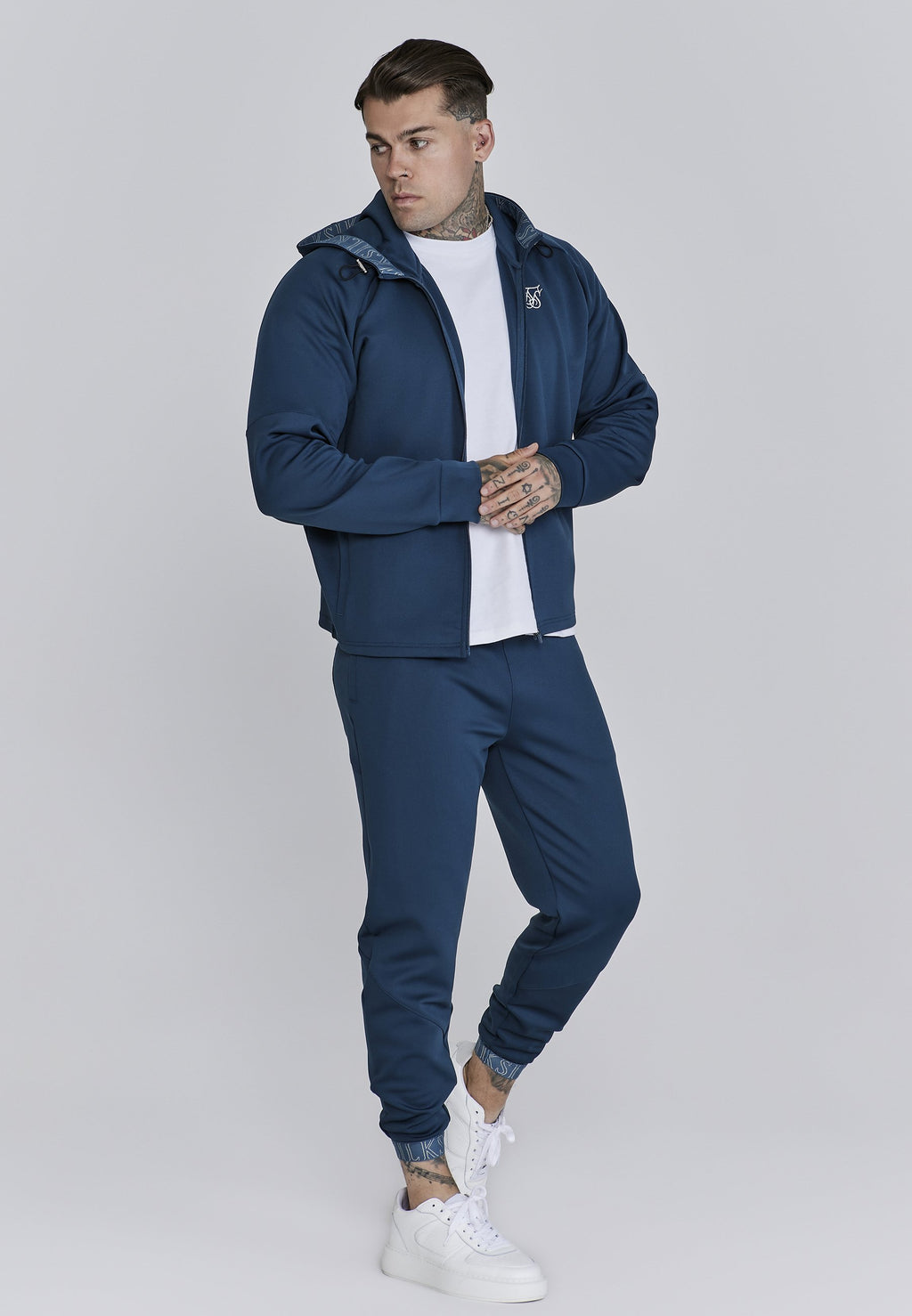 SIKSILK ESSENTIAL POLY FULL ZIP