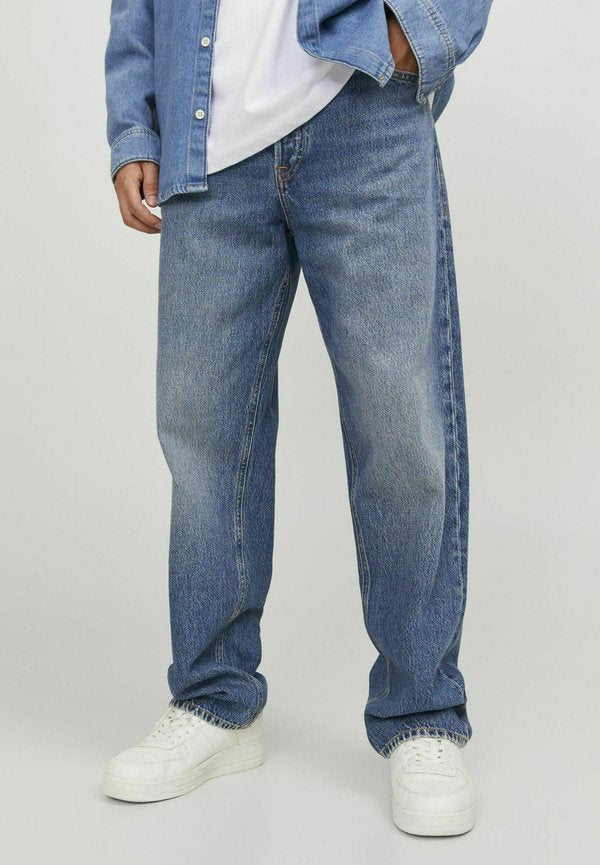 Jack & Jones Loose fit JJIEDDIE JJORIGINAL SBD 329 - Relaxed fit jeans - blue denim