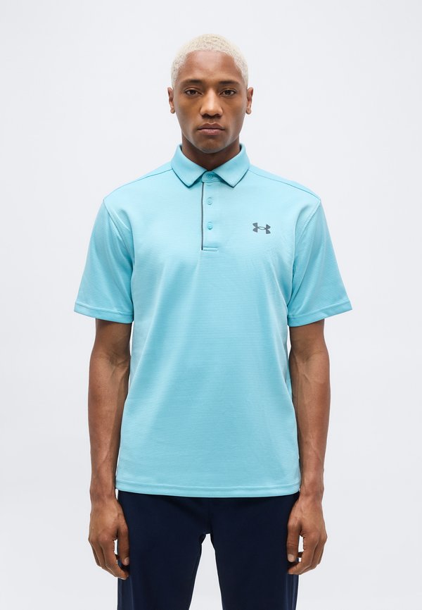 Under Armour TECH - Polo shirt - blue haze/pitch gray