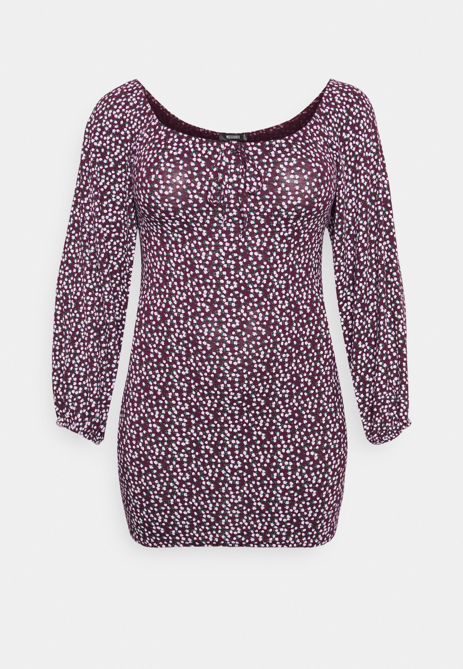 Missguided Plus PLUS BARDOT MINI DRESS