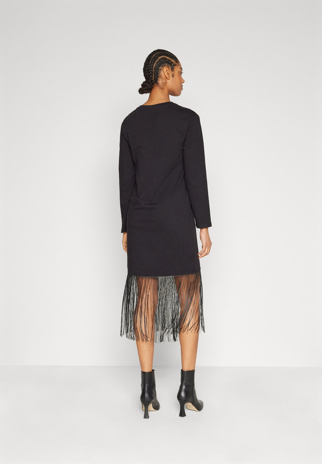 Pieces PCLINE FRILL DRESS