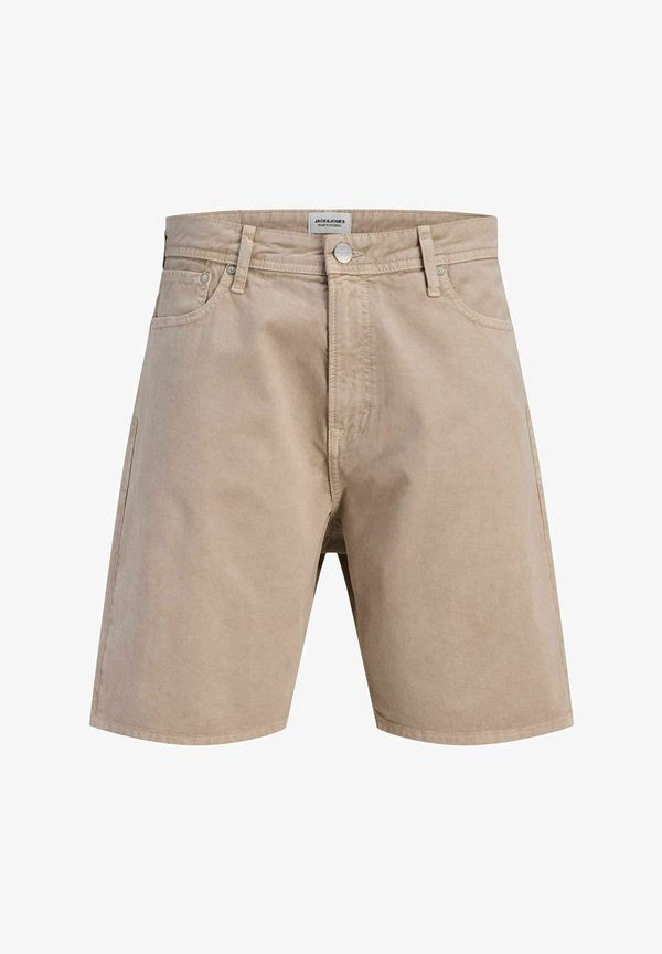 Jack & Jones LOOSE FIT SHORTS LOOSE FIT LOOSE FIT SHORTS - Denim shorts - Beige