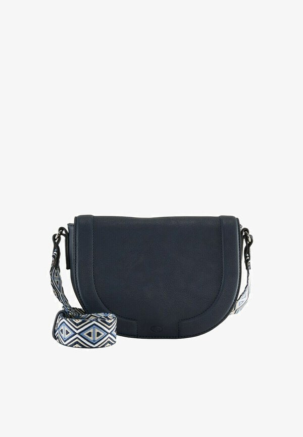 TOM TAILOR NANI SADDLE BAG - Cross body bag - dark blue