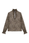 The Kooples COL MONTANT MOTIFS LÉOPARD