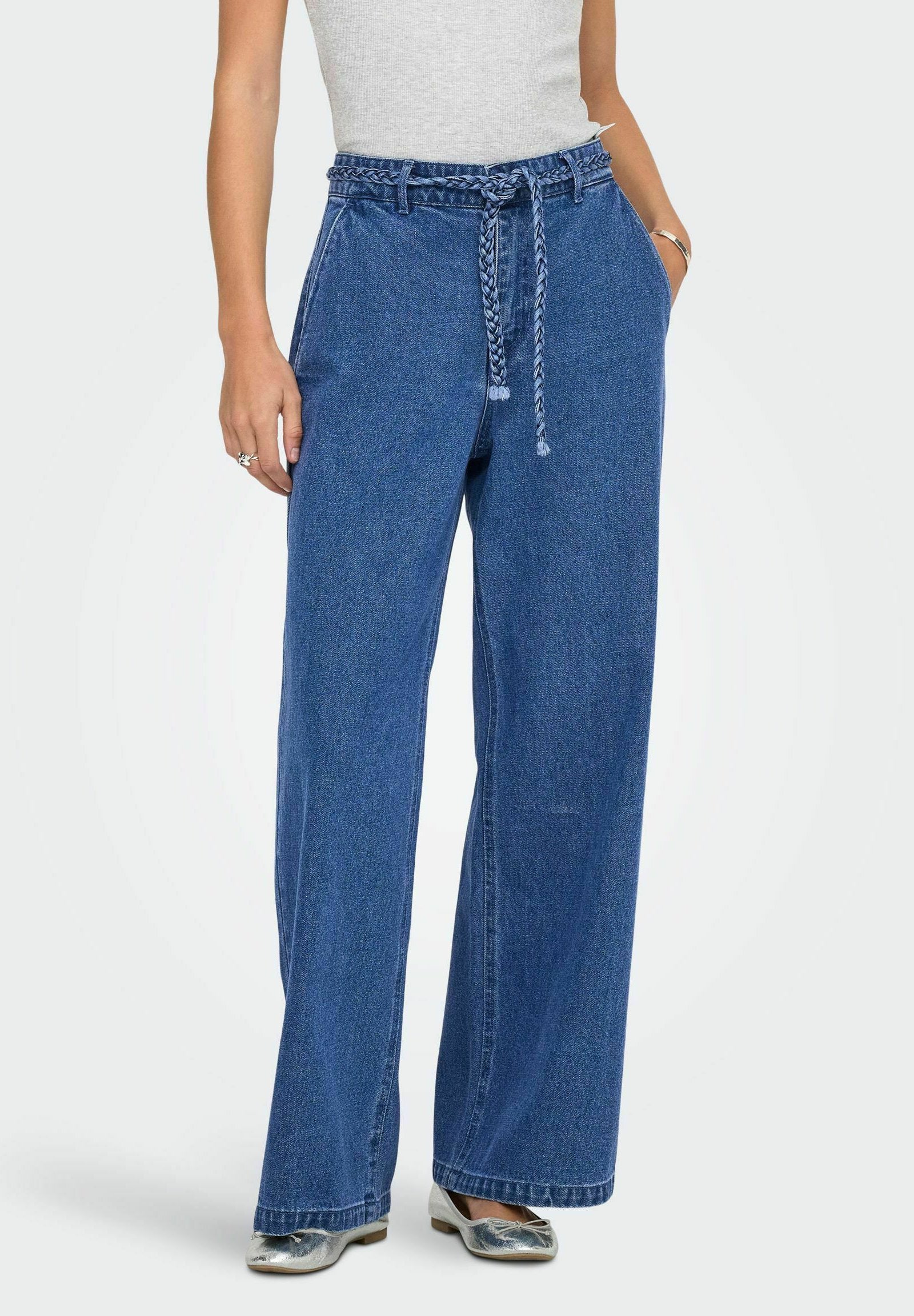 ONLY Wide-fit ONLARLENE High waist wide leg fit