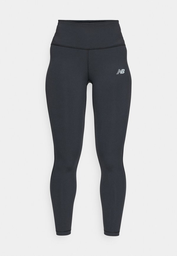 New Balance SLEEK HIGH RISE - Leggings - Trousers - black