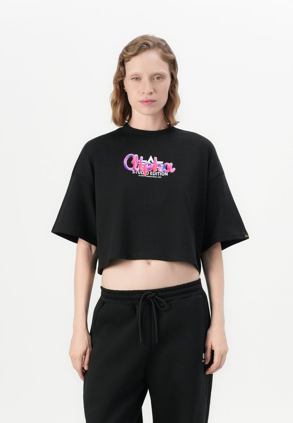 Alpha Industries STUDIO RAINBOW CROPPED
