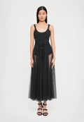 Needle & Thread SEQUIN GISELLE SMOCKED ANKLE GOWN