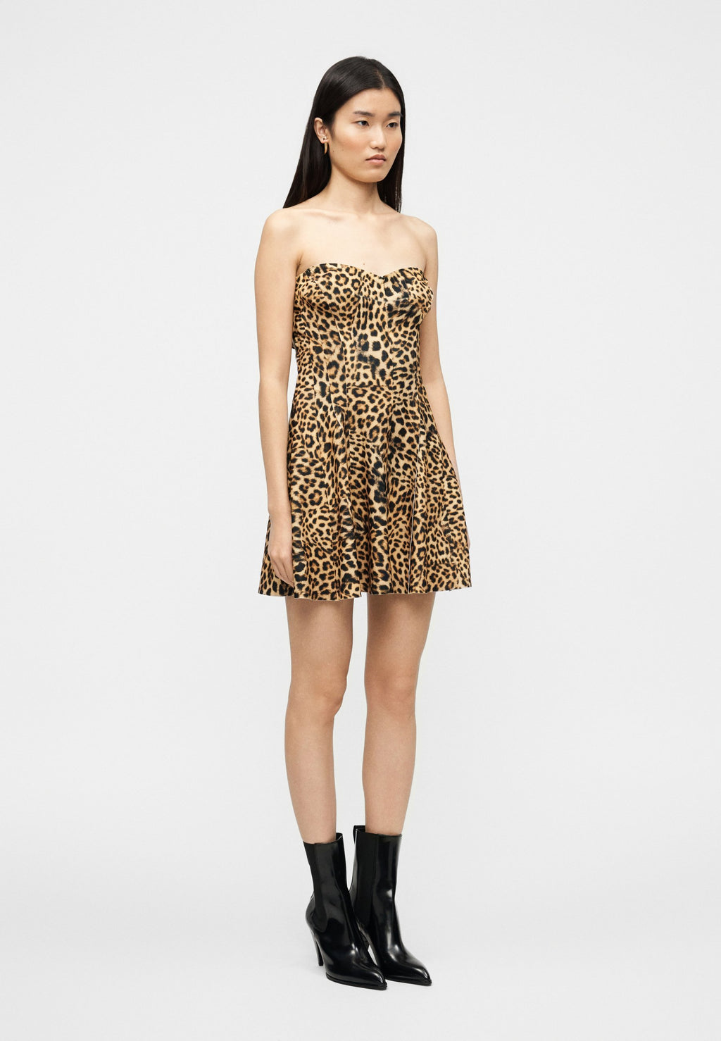 Norma Kamali STRAPLESS GRACE MINI DRESS