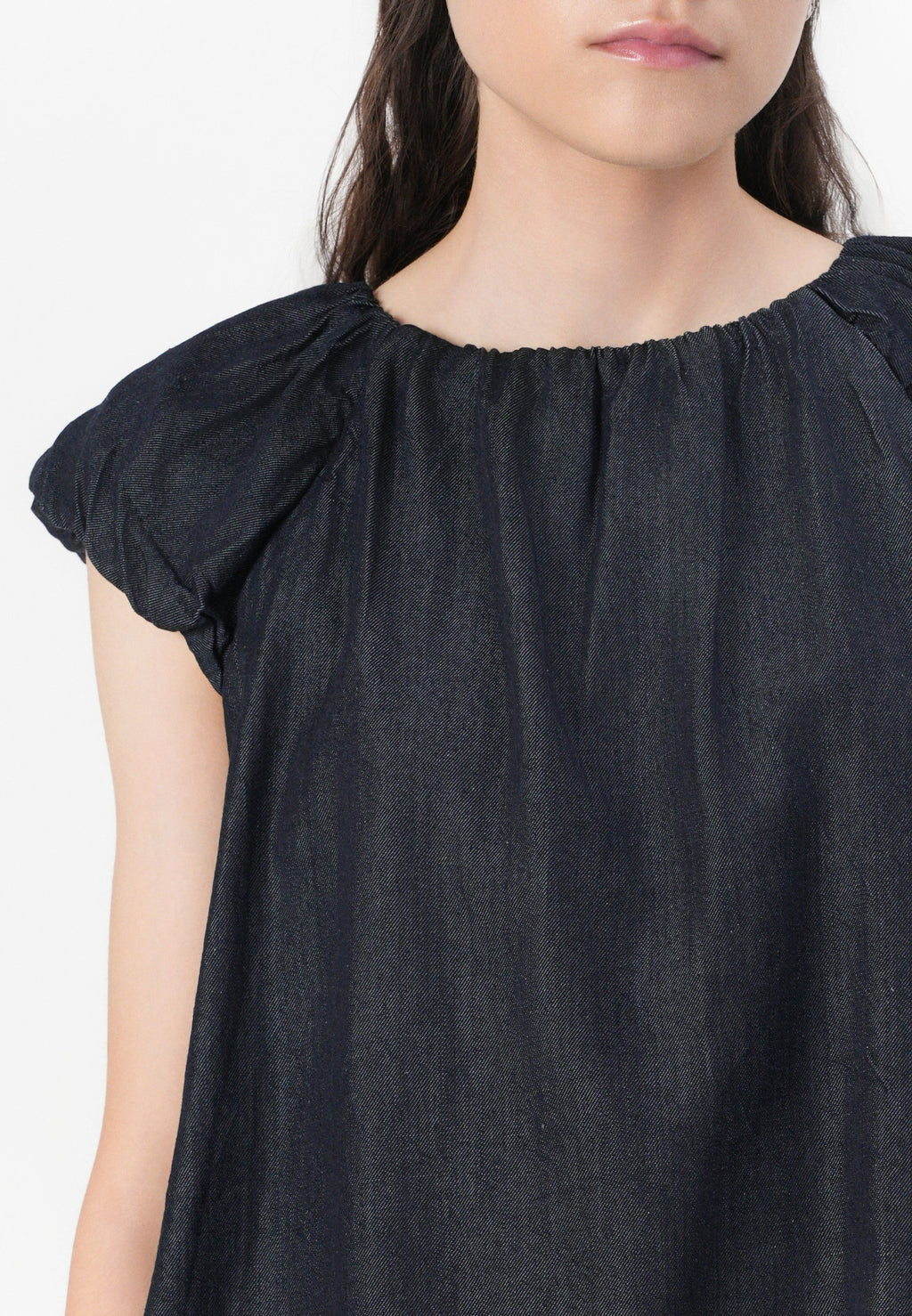 Selected Puff sleeved denim