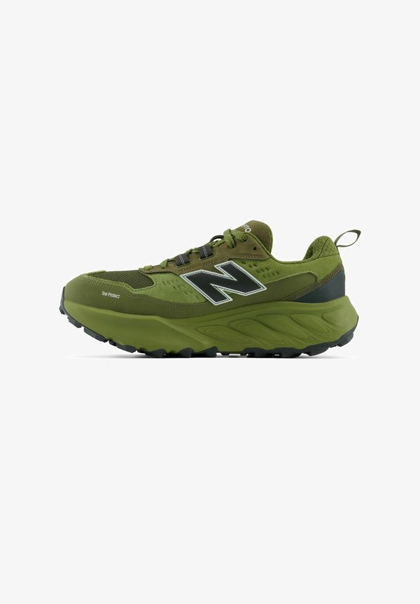New Balance HIERRO TREK - Hiking shoes - sport green dark moss