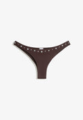 Bershka Bikini bottoms - dark brown