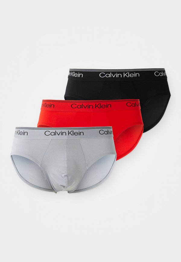 Calvin Klein Underwear HIP BRIEF 3 PACK - MICRO STRETCH - Briefs - black/sleet