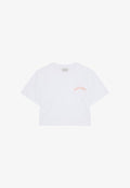 Calvin Klein Jeans CALVIN KLEIN JEANS BOXY EMBROIDERED LOGO T-SHIRT - Print T-shirt - bright white
