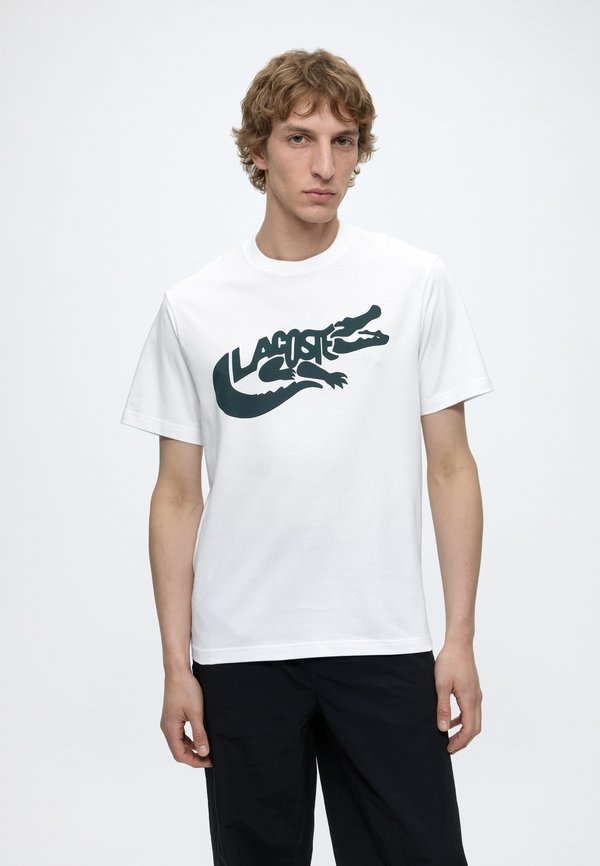 Lacoste Print T-shirt - white