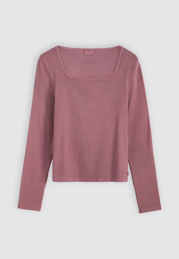 Levi's® ESSENTIAL - Long sleeved top - garment dye fa191913 crushed berry rib