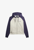 Superdry & Co Zip-up sweatshirt - desert bone ow mariner navy