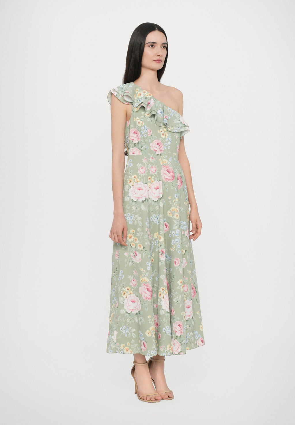 Needle & Thread POMPADOUR GARDEN ONE SHOULDER DRESS