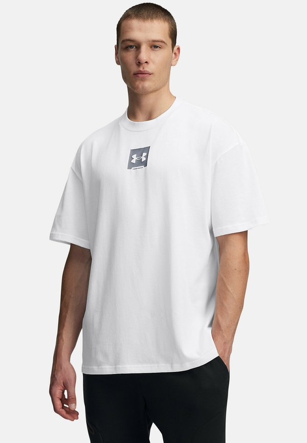 Under Armour UA M HW OS SM BOX SS - Print T-shirt - white