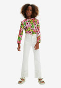 Desigual EMBROIDERED LONG FLARE