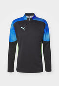 Puma INDIVIDUALFINAL 1/4 ZIP  - Long sleeved top - black/fizzy apple