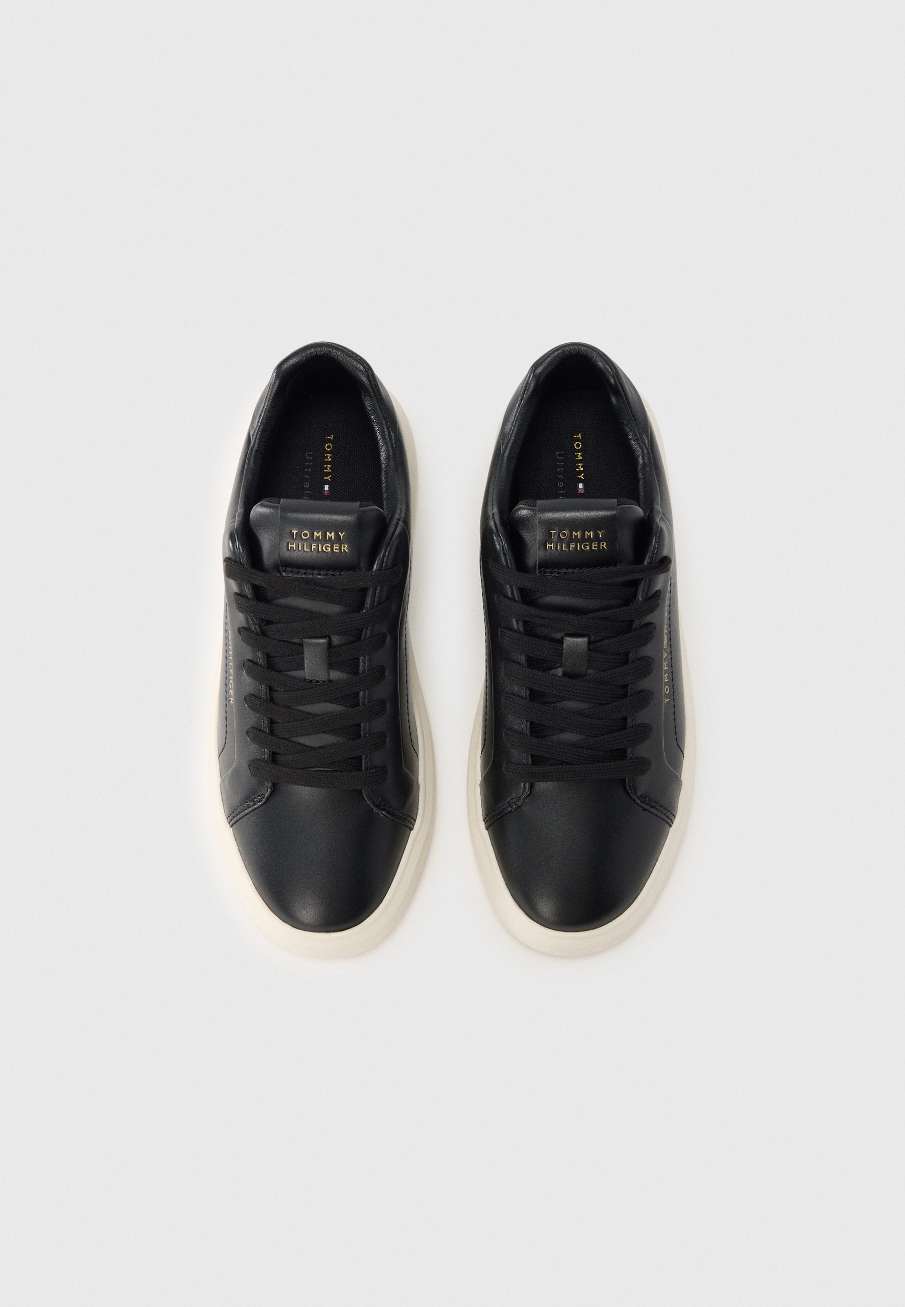 LIGHTWEIGHT LEATHER CUPSOLE COURT TRAINERS Media 4