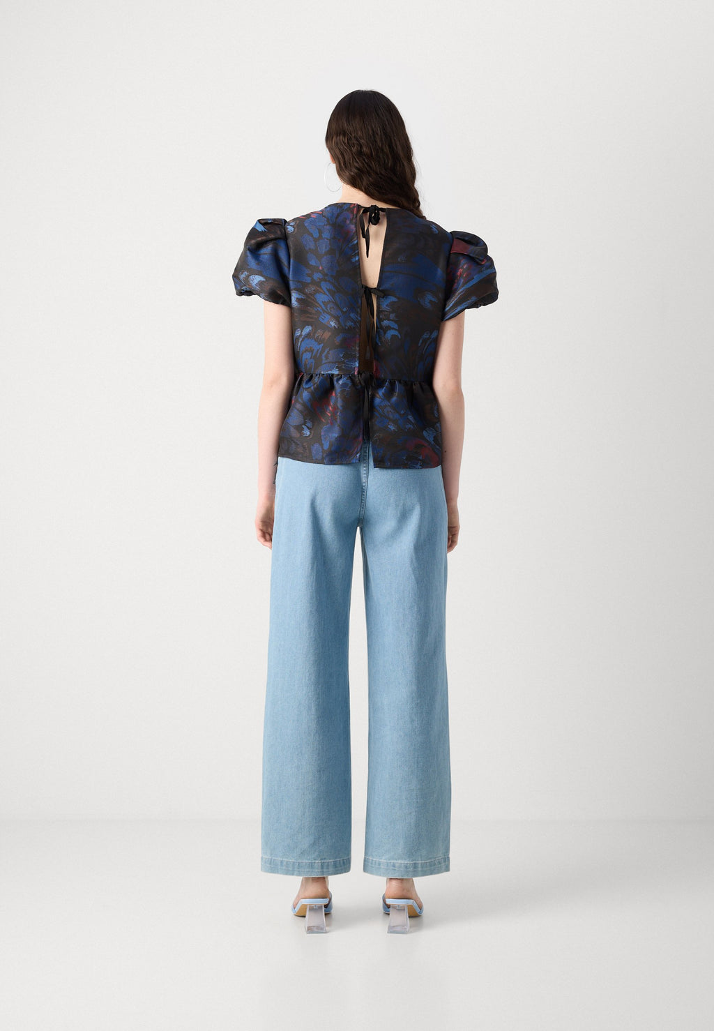 Scotch & Soda CAP SLEEVE WITH PEPLUM