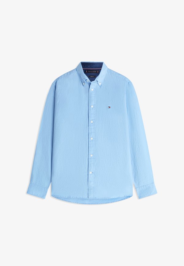 Tommy Hilfiger REGULAR FIT LINEN BLEND BUTTON-DOWN SHIRT - Shirt - cloudy blue