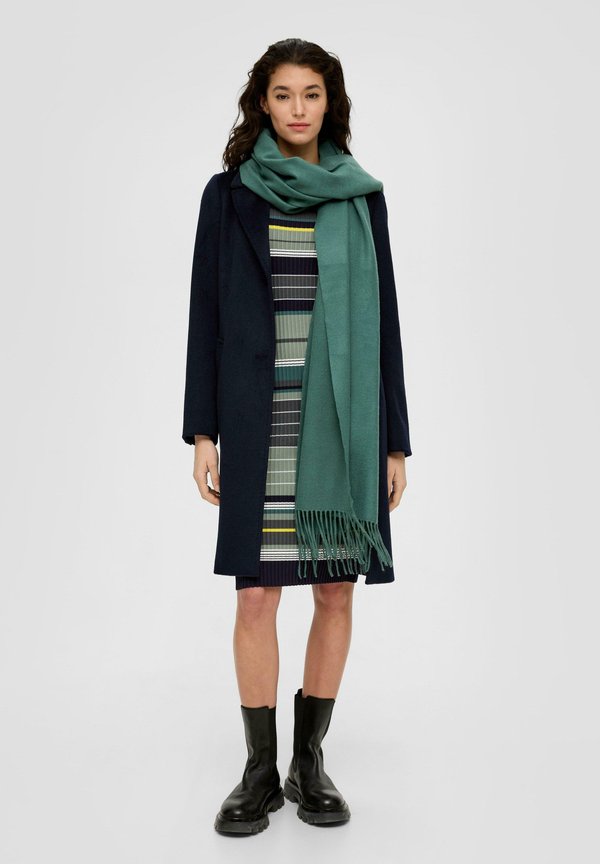 s.Oliver MIT FRANSEN - Scarf - petrol