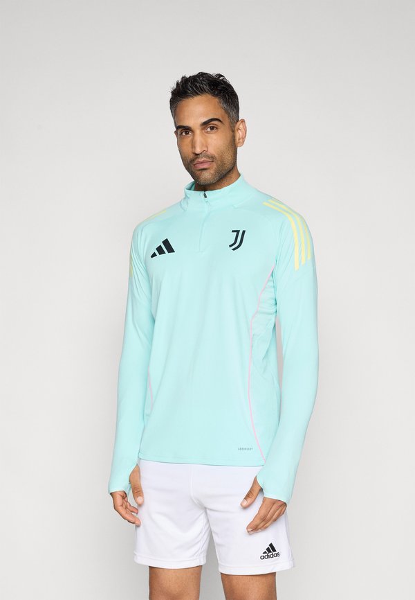 adidas Performance JUVE TOP - Club wear - semi flash aqua