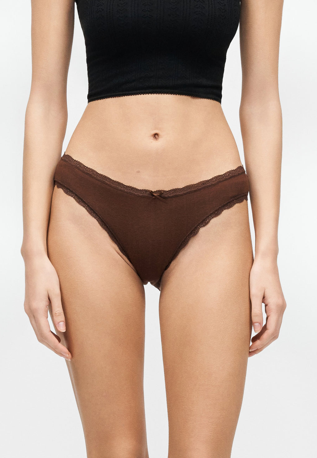 Anna Field 5 PACK COTTON POINTELLE BRIEF WITH LACE TRIM