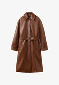 Mango Trenchcoat - brown