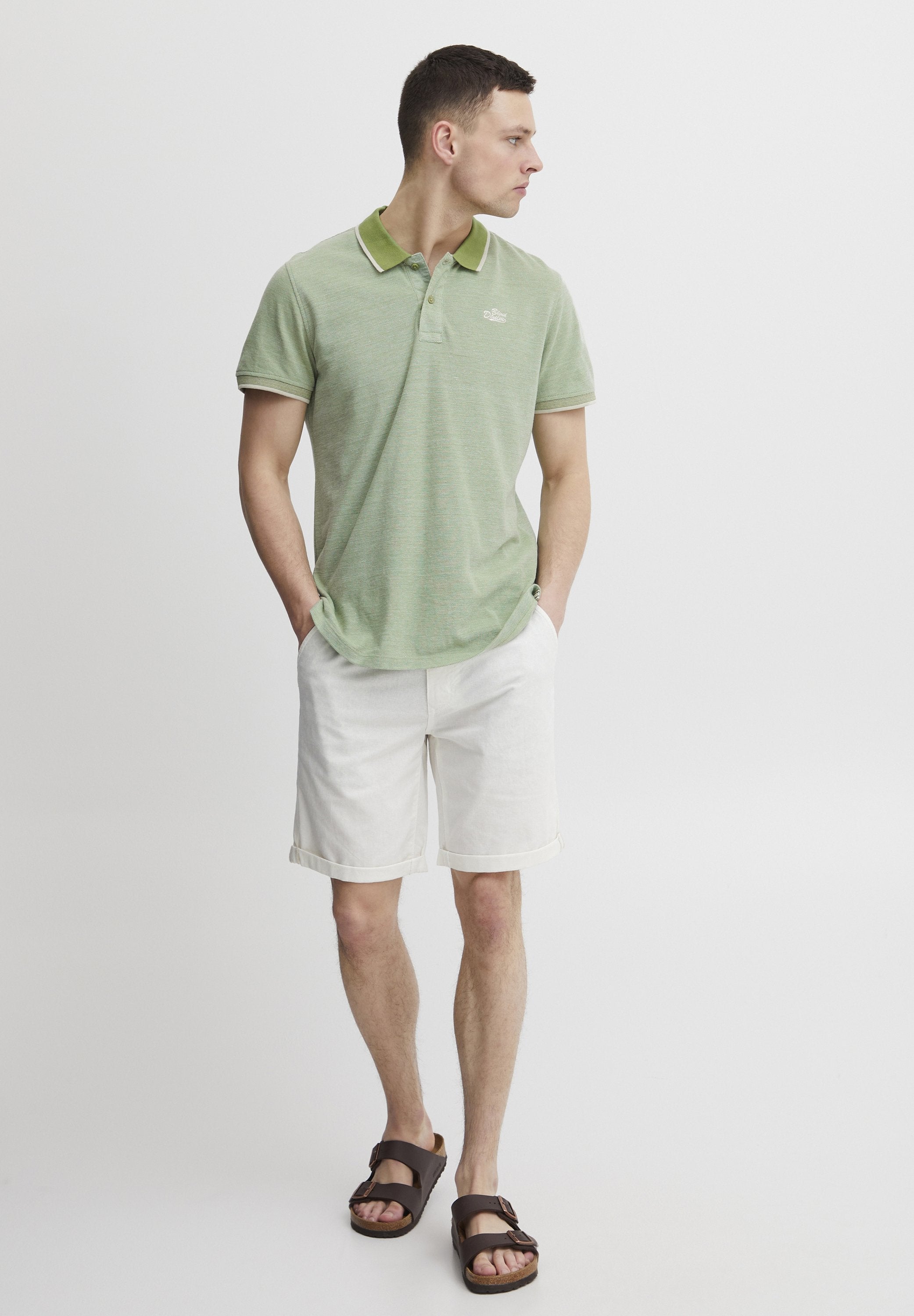 BHSHORTS LINEN MIX SLIM/ REGULAR FIT Media 2