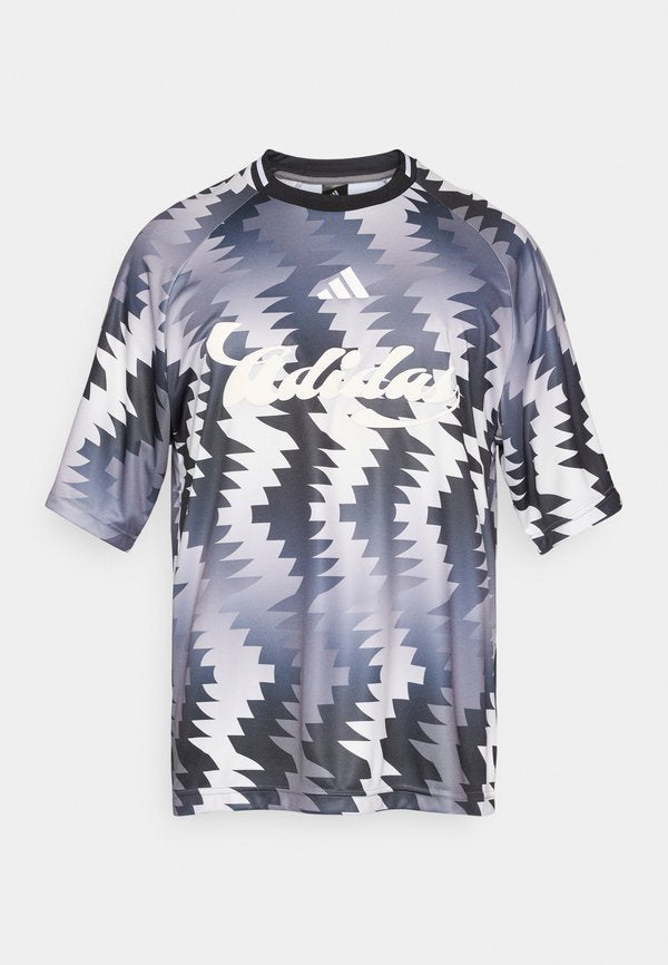 adidas Sportswear HOUSE OF TIRO X COMMON GOAL - Print T-shirt - grey four/black/off white/carbon