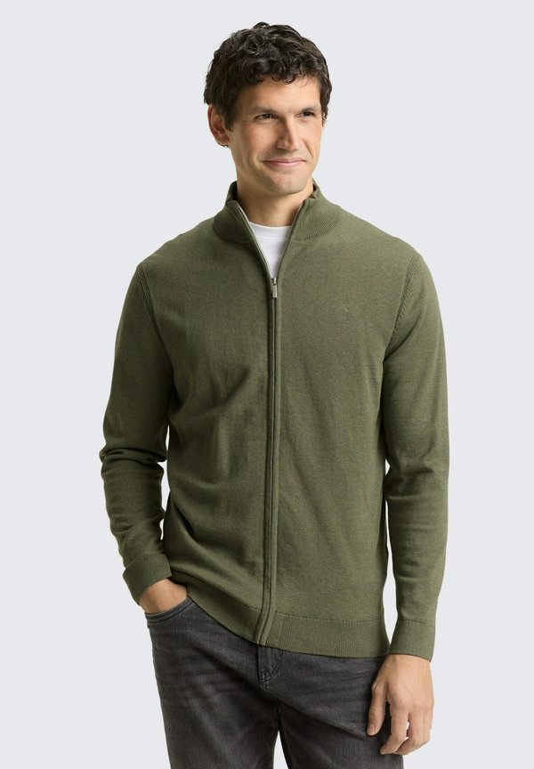 TOM TAILOR Cardigan - tea leaf melange