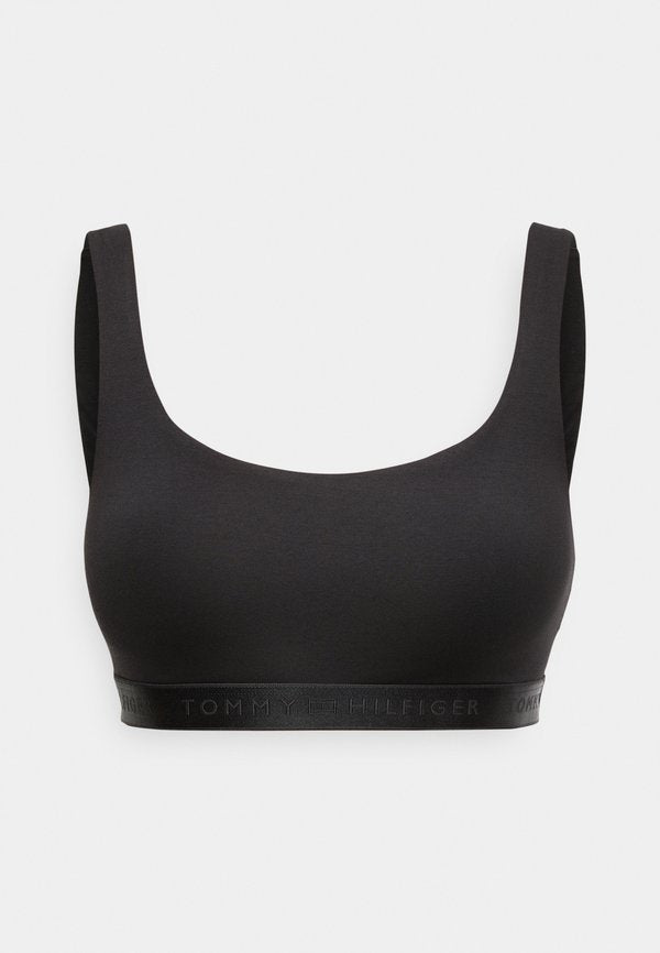 Tommy Hilfiger MODERN LOGO UNLINED BRALETTE  - Bustier - black