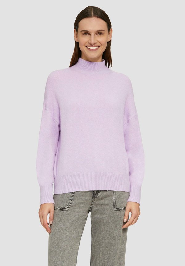 s.Oliver MIT STEHKRAGEN - Jumper - lavendel