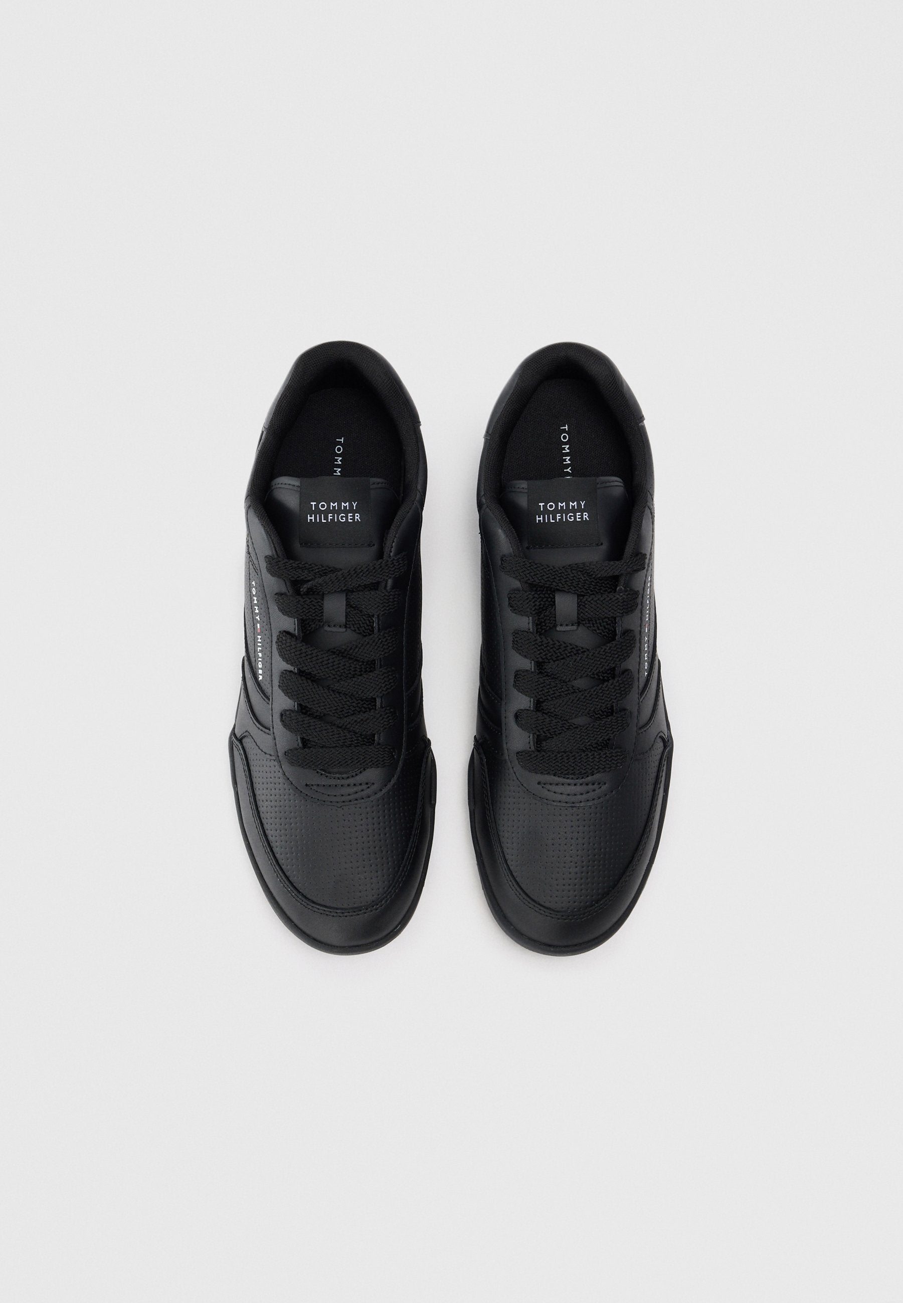 DEBOSSED LOGO CUPSOLE TRAINERS WITH LEATHER Media 4