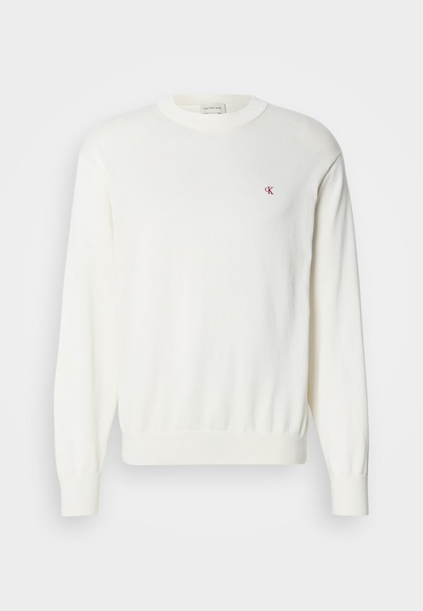 Calvin Klein Jeans LONG SLEEVED RELAXED CREW NECK - Jumper - tofu