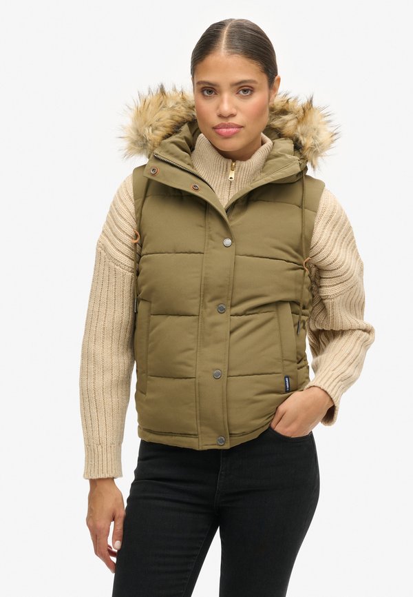Superdry & Co EVEREST   - Waistcoat - military olive