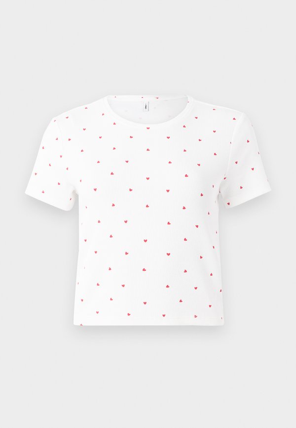 ONLY ONLFENJA - Print T-shirt - cloud dancer