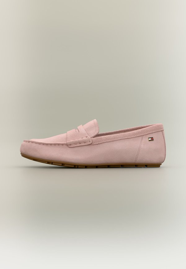 Tommy Hilfiger DRIVER LOAFER - Moccasins - foggy pink