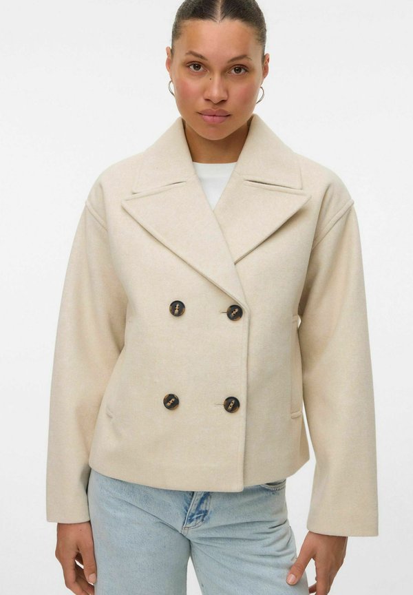 Vero Moda VMVINCELINE JACKET - Light jacket - oatmeal