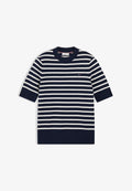Tommy Hilfiger Basic T-shirt - dark blue/ecru