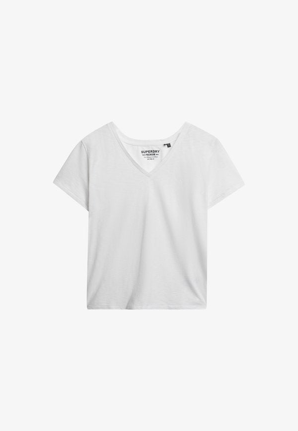 Superdry & Co SUPERDRY STUDIOS SLUB EMBROIDERED T-SHIRT.. - Basic T-shirt - optic