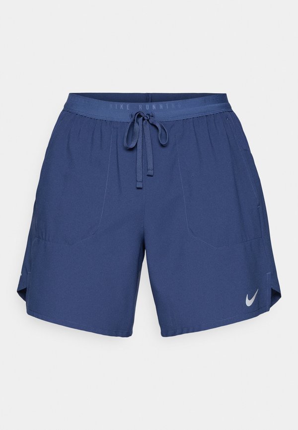 Nike Performance STRIDE - 2-in-1 shorts - midnight navy/reflective silver-coloured