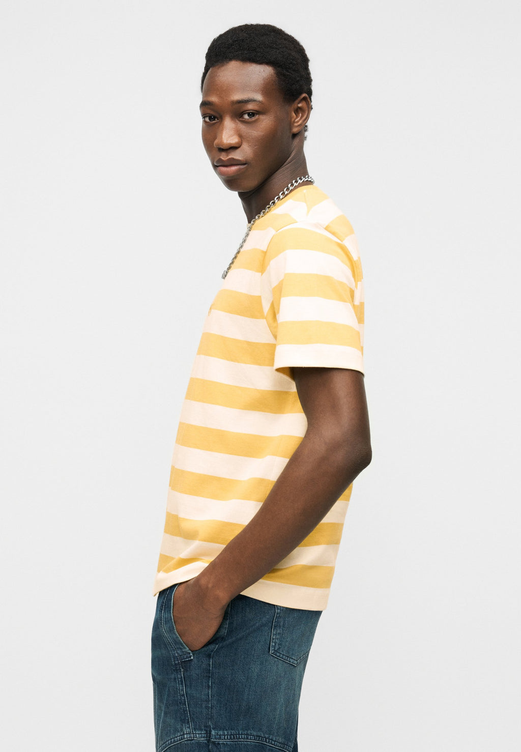 Guess Jeans GJ SS CN REG STRIPED YD TEE