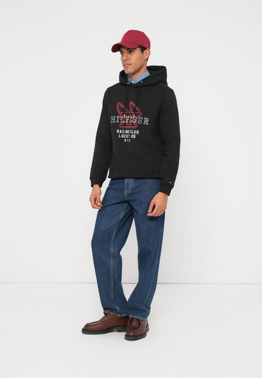 GRAPHIC TERRY DRAWSTRING HOODY Media 2